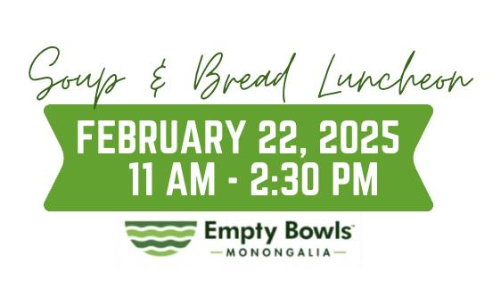 Empty Bowls Soup & Bread Luncheon Sat, Feb 22 | Hazel & J.W. Ruby Community Center